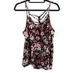 Staccato Women's Vibrant Multi Floral Spaghetti Strap Tank Top Sz L (12-14) Photo 1
