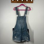 Indigo Blue Maternity Overalls Size Large Photo 2