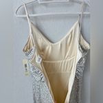 Eliza J NWT  Champagne long Formal Sequin Dress size 12 Photo 8