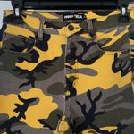 Pam & Gela  Kick Flare Yellow Camo Jeans Photo 3