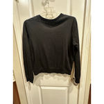 Rebellious One Women's Black Red White LOVE Sequin Sweatshirt L Photo 1