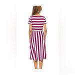 Nordstrom  Red and White Striped Swing Dress Size Small. Photo 2