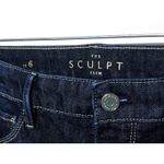 White House | Black Market The Sculpt Slim Sz 6 Dark Wash Preppy Classic Stretch Photo 4