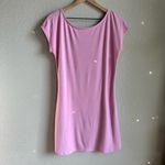 Free People 💖 by FP Beach Lavender Pink Backless Mini Short Sleeve Dress Photo 2