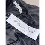 LaQuan Smith  Leather Ruched Leather Halter Mini Dress in Black Small New Womens Photo 6