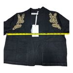 Grace Karin  sparkly black rhinestone cropped cardigan Size Small Photo 5