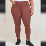 Torrid NEW NWT 18 Brown Rust Super Skinny Bombshell Jeans Photo 2