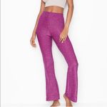 Victoria's Secret Victoria’s Secret Shimmer Purple Flare Pants Photo 1