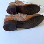OTBT  Dare Devil Tan Booties w/ Brocade Detail Size 7 Photo 4