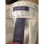 Cherokee  Women 5 Pocket Belted Zipper Shorts White Size 10 Sku 1023 Photo 5