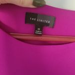 The Limited  Magenta Long Sleeve Asymmetrical Dress Size Extra Small Photo 3