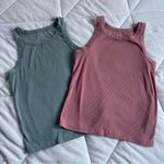 Gap TWO  Sleeveless Tops Green and Pink Size Large Photo 1
