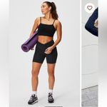 Fabletics New  Cloud Seamless Black Bralette Sports Bra in Large Photo 3