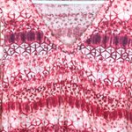 Woman Within  Sleeveless Tunic Pink Patterned Tank Top New 14/16 Photo 2