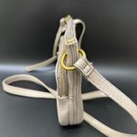 Fossil Karli Taupe Light Gray Cow Hide Leather Crossbody Bag Photo 3