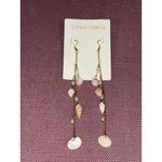Casa Clara Quinn Earrings in Seaside One Size New Womens Seashells Dangle Drop Gold Photo 2