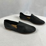 Lucky Brand  Black Leather Slip On Loafer‎ Flats Womens 7.5M Comfort Shoes Photo 2