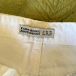 ZARA White  embroidered floral shorts size 2 NWOT Photo 4