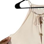 Honey Punch Pink Lightweight Layered Lace Applique Trim Tank Top Cami Women Sz S Photo 4