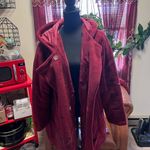 Woman Within Ladies Coat Burgundy Size 22 NWOT Photo 0