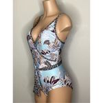 New. Milea floral plunge neck one piece. Size 10 DD Photo 5