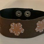 Vintage Floral Brown Faux Photo 0