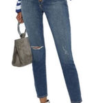 Alice + Olivia ✨HP✨ Good Hr Exposed Button Ankle Skinny Black Sz 26 Jeans✨ Photo 0