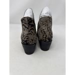 Me Too  Womens Zest 6 Calf Hair Block Heel Ankle Boots Booties Gray Photo 5