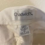 Chadwick's  Vintage Ivory White Denim Carpenter Shorts Size 10 Photo 3