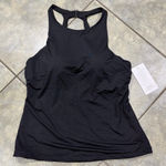 Athleta NWT  Maldives High Neck Tankini | Black | 40B/C swimsuit built in bra Photo 0