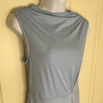 Collective Concepts Sleeveless Asymmetric Hem Dress - light blue color Photo 4