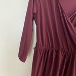 Faded Glory  Womens Midi Dress M Medium 8 10 Dark Purple Bust 38” NWT New Photo 5