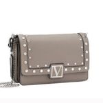 Victoria's Secret Victoria Secret Taupe Crossbody Chain Purse 7.5” x 5” Photo 2