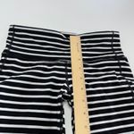 Athleta  Leggings Womens X Small Black White Stripe‎ Chatarunga Capri Crop Photo 8