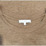 IRO Womens Shirt Green Steirospe Lace Back Tee Linen Short Sleeve Grunge Large Photo 6