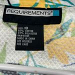 Requirements  plus size floral jacket shirt lightweight office casual workwear Photo 2