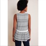 Anthropologie Maeve Cammie Embroidered Peplum Top Photo 1