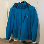 Spyder Blue Hooded insulated  coat  Photo 0