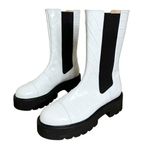 Stuart Weitzman NEW  Presley Ultralift Lug Sole Croc Boot Light Blue US 8 EU 38.5 Photo 0