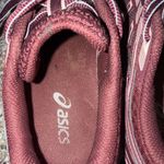 ASICS Gel-Sileowomen's running shoes in a maroon or burgundy and pink colorway Photo 3