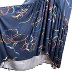 Avenue  Midi Dress Navy V-Neck 22/24 Tie Back Short Sleeves Photo 8