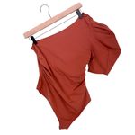 Free People Intimately Somethin Bout You Bodysuit Honey Eyed Orange Size Small Photo 3