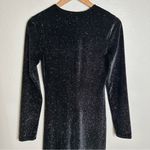 Reformation  sparkle/glitter dress black medium Photo 6