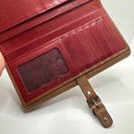 Coach Vintage Soho Brown Buckle Y2k Leather Wallet Photo 4