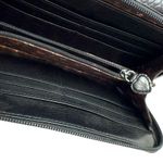 Brighton Convertible Crossbody Shoulder Bag Clutch Croc Alligator Black Photo 9