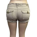 Lei Linen Blend Ashley Low Rise 6 Pocket Cuffed Tan Khaki Shorts Juniors 5 Size undefined Photo 7