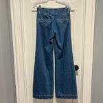 frame denim  Metropolitan Wide Leg High Rise Jeans Size 24 Margolis Photo 5