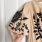 Anthropologie  • The Somerset Maxi Dress: Embroidered Edition tan black floral Photo 5