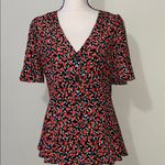 Skies Are Blue  v neck button down shirt size med Photo 9