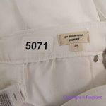 Madewell NEW ‎ 10" High-Rise Skinny Jeans in Pure White, 26 Photo 15